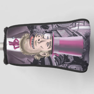 Hanging With Hyde golf club putter head cover