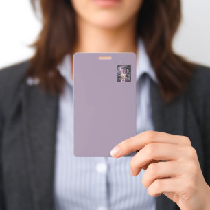 Hanging With Hyde purple badge vertical small Hyde ID Badge