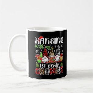 Hanging With My 1st Grade Gnomies Christmas Gnome Coffee Mug