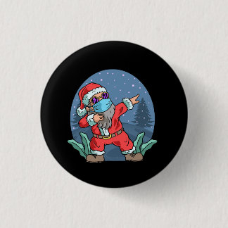 Hanging with my gnomies 3 cm round badge