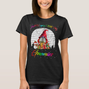 Hanging With My Gnomies Funny Gnome Friend Christm T-Shirt