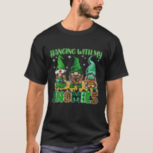 Hanging With My Gnomies Funny Nursing Gnomes T-Shirt