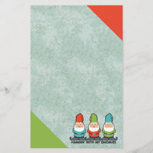 Hanging With My Gnomies Homies Stationary