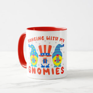 Hanging With My Gnomies Matching Family Christmas Mug