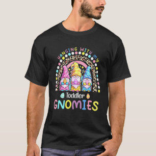 Hanging With My Gnomies Toddler Teacher Bunny East T-Shirt