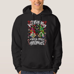 Hanging With My Gnomies With Colourful Christmas L Hoodie
