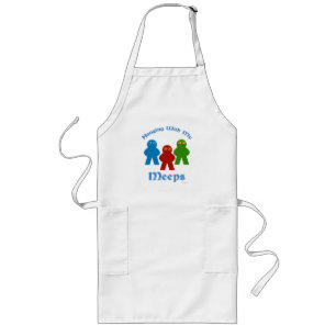 Hanging With My Meeps Game Time Fun Long Apron