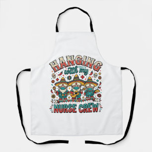 Hanging With My Nurse Crew Fiesta Nurse Shirt Desi Apron
