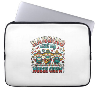 Hanging With My Nurse Crew Fiesta Nurse Shirt Desi Laptop Sleeve