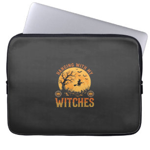 Hanging With My Witches Halloween Laptop Sleeve