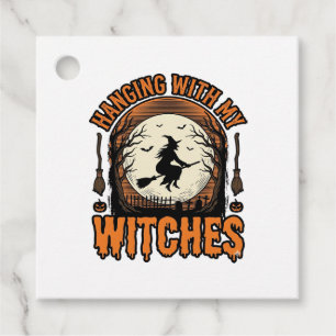Hanging With My Witches Vintage Halloween Shirt De Favour Tags
