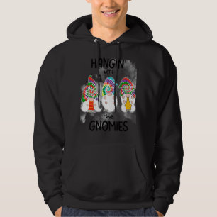 Hanging With The Gnomies Gnomes Smoking Tie Dye Ho Hoodie