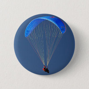 Hanglider 6 Cm Round Badge