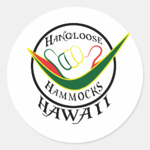 HANGLOOSE HAMMOCK HAWAII- SHAKA STICKERS