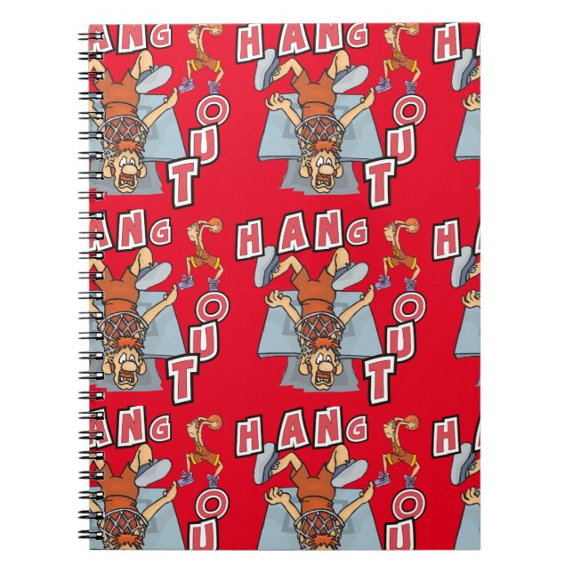 Hangout Basketball  Notebook (Front)