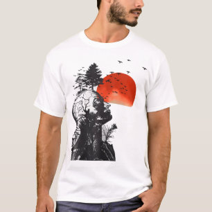 Hangover Human Tree Graphic  T-Shirt