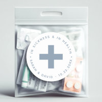 Hangover Kit Dusty Blue Cross In Sickness & Health