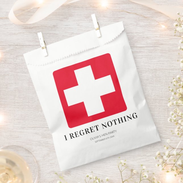 Hangover Kit Funny Party Favours Bag (Clipped)