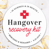 Hangover Recovery Kit Personalised Wedding Favour