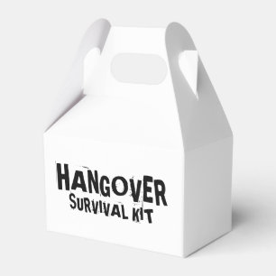 "Hangover Survival Kit" Favour Box