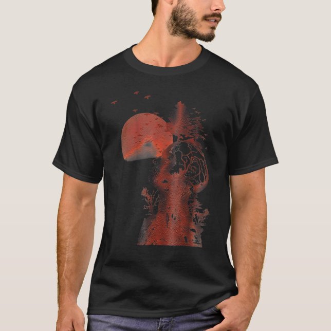 Hangovers Alans Men Tree Halloween Sunset For Men  T-Shirt (Front)