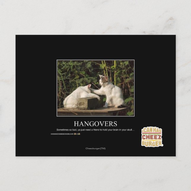 Hangovers Postcard (Front)