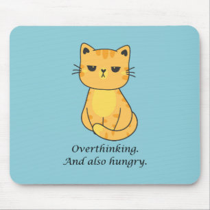 Hangry Cat Mouse Pad