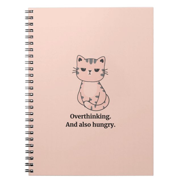   Hangry Cat Notebook (Front)