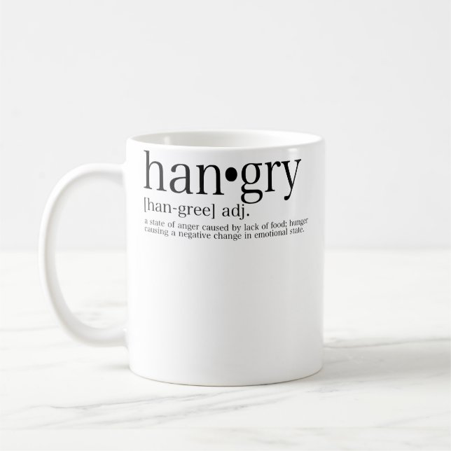 Hangry Coffee Mug (Left)