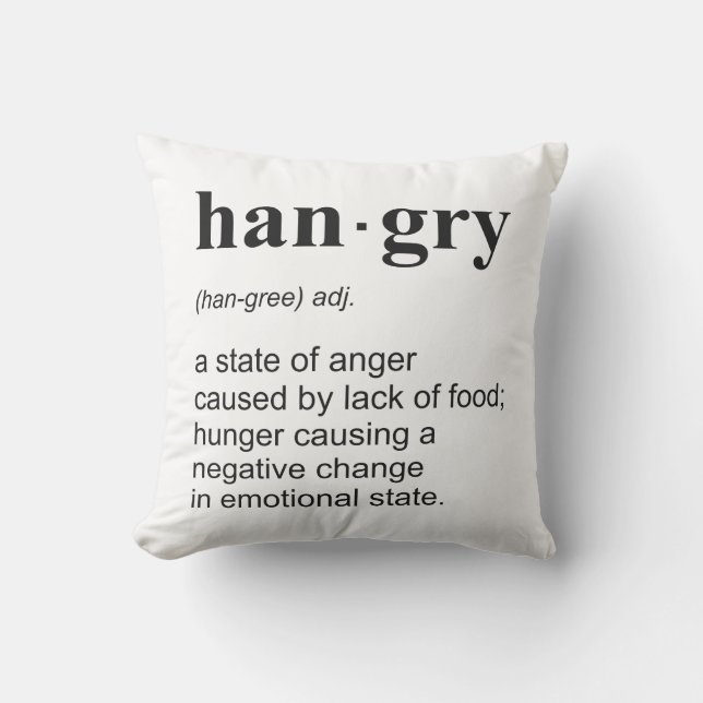 Hangry Cushion (Front)