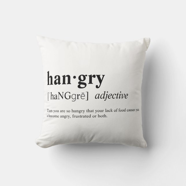 Hangry Cushion (Front)