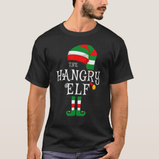 Hangry Elf Family Christmas Matching Pyjamas Group T-Shirt