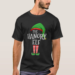 Hangry Elf Family Matching Group Christmas Party T-Shirt
