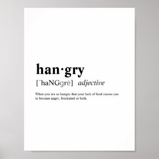Hangry Poster