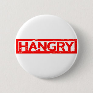 Hangry Stamp 6 Cm Round Badge
