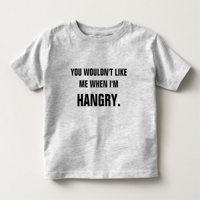 Hangry Toddler Graphic T-shirt (Front)