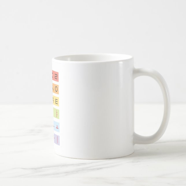 Hangul White 11 oz Classic White Mug (Right)