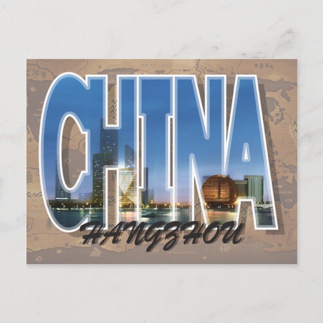 Hangzhou, China Postcard (Front)