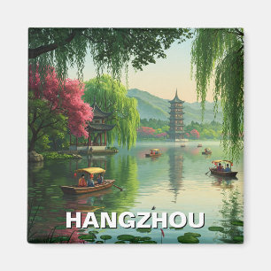 Hangzhou West Lake china Travel Magnet