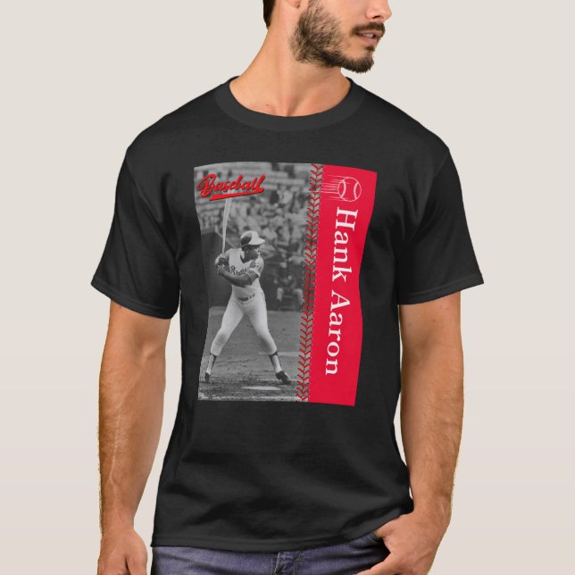 Hank Aaron_Baseball_001 T-Shirt (Front)