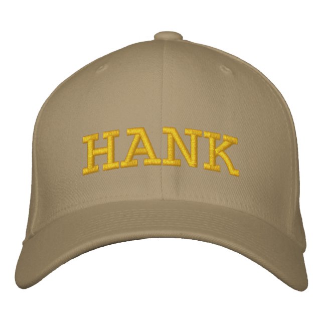 Hank Grant Tan Ball Cap (Front)