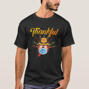 Hankful Pumpkin Cat Hankful Pumpkin Pie Hanksgivin T-Shirt
