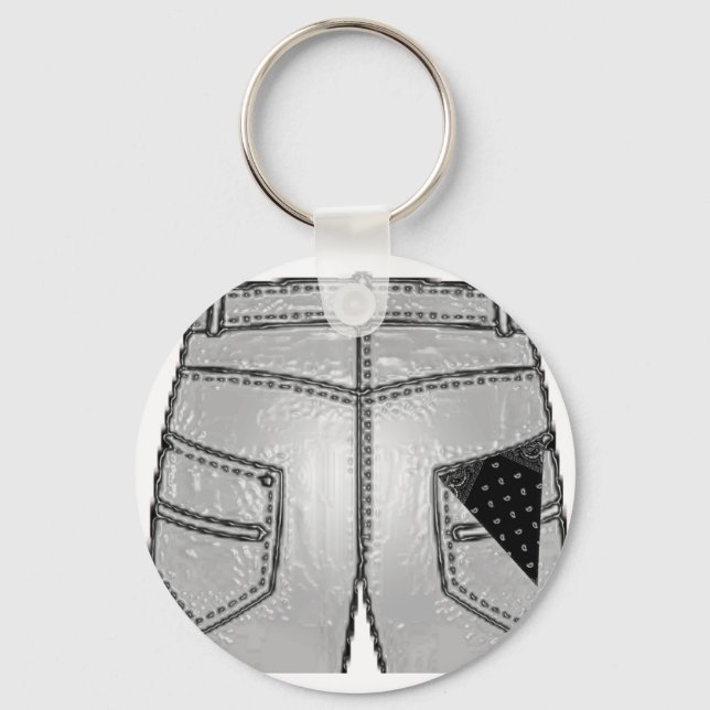 Hanky Code Black Right Key Ring (Front)