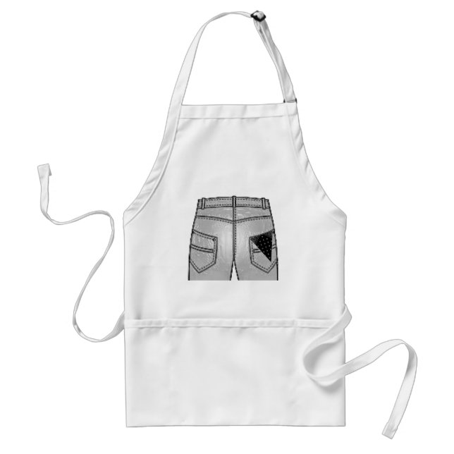 Hanky Code Black Right Standard Apron (Front)