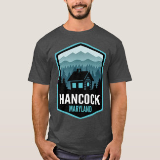 HanMaryland Mountain Town Cabin T-Shirt