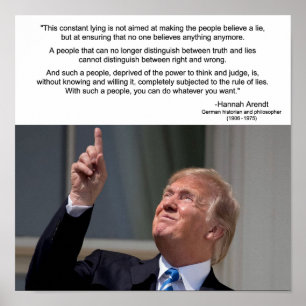 Hannah Arendt Quote Poster