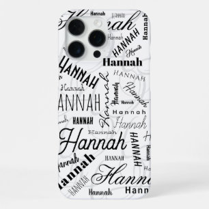 Hannah Black White Case-Mate iPhone Case