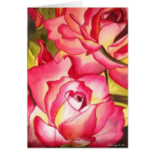 Hannah Gordon Pink Rose Mother's Day card