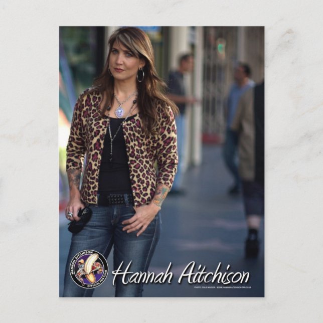 Hannah in Hollywood Postcard - Hannah Aitchison (Front)