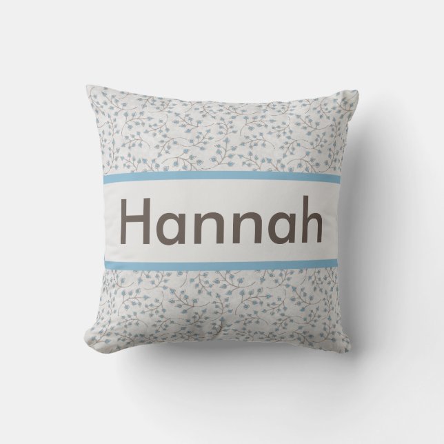 Hannah's Personalised Pillow (Front)